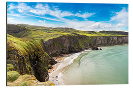 Cuadro de aluminio Carrick-a-Rede, costa del norte de Irlanda