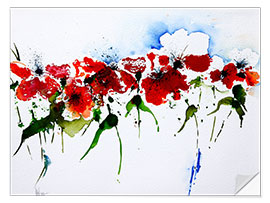 Sticker mural Poppy III