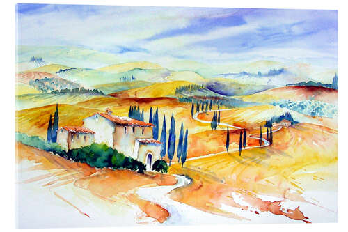 Acrylic print Toscana