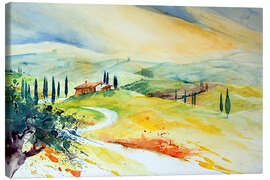 Canvas print  Tuscany Hills - Brigitte Dürr