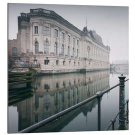 Aluminium print Bode Museum Berlin in winter