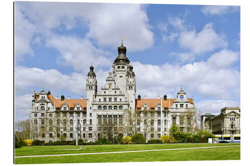 Tableau en plexi-alu Neues Rathaus, Leipzig