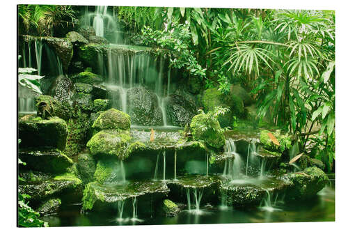 Cuadro de aluminio Erawan waterfall in the Erawan National Park