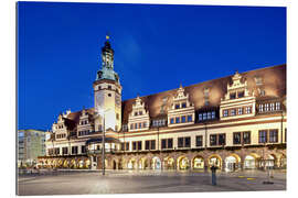 Tableau en plexi-alu Altes Rathaus, Leipzig