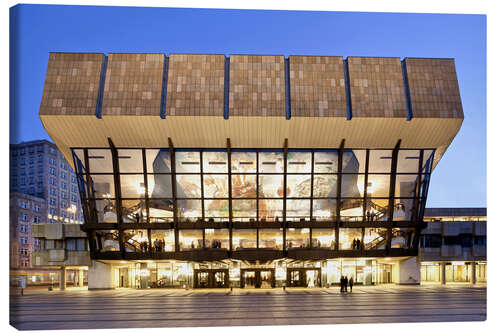 Obraz na płótnie Gewandhaus building, Augustusplatz square, Leipzig