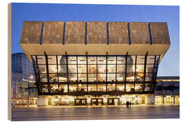 Cuadro de madera Gewandhaus building, Augustusplatz square, Leipzig