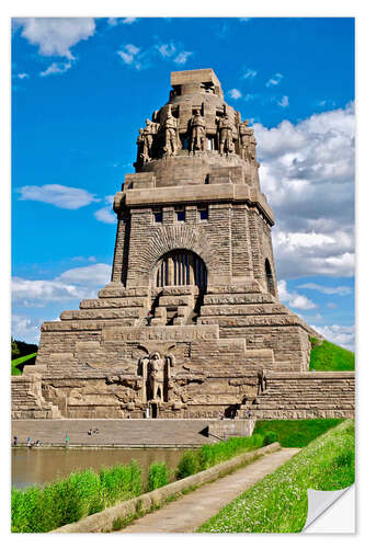 Selvklebende plakat The Monument to the Battle of the Nations