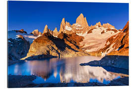 Gallery print Mount Fitz Roy in Los Glaciares National Park, Argentina