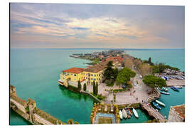 Cuadro de aluminio Scaglieri castle of Sirmione on Lake Garda