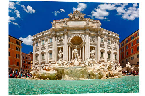 Gallery print Trevi Fountain or Fontana di Trevi in ??summer