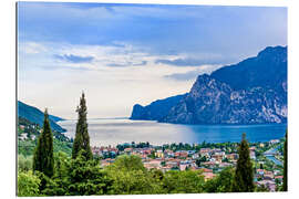 Gallery print View of Riva Del Garda and Lake Garda, Italy