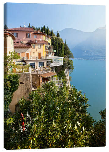 Tableau sur toile Vue sur la célèbre terrasse Tremosine