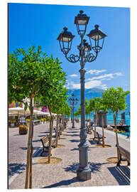 Alubild Dorf von Gargnano, Gardasee Italien