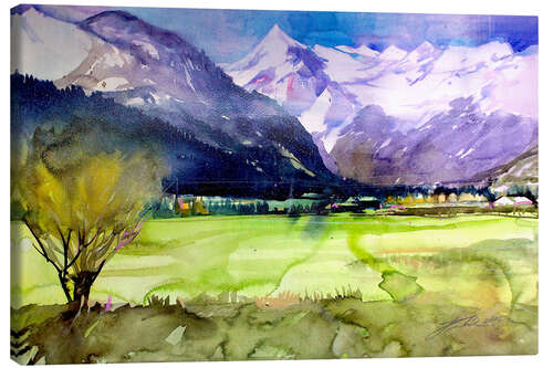 Lienzo View to Kitzsteinhorn
