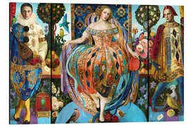 Magnettafel Commedia Dell' Arte