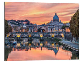 Gallery print Rome in the evening