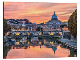 Magnettafel Rom im Abendrot