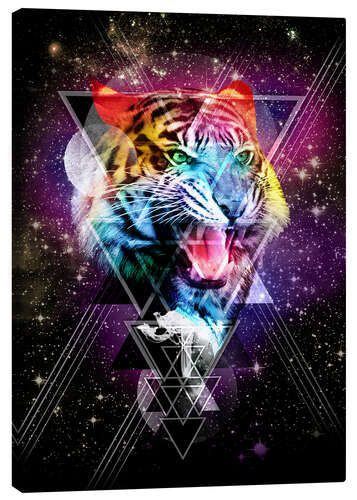 Lerretsbilde Cosmic Tiger