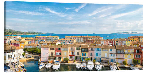 Canvas print Port Grimaud in the Gulf of St. Tropez