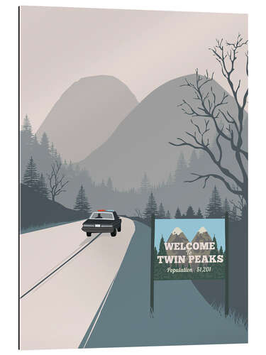 Gallery print Welcome to Twin Peaks