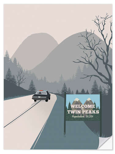 Wall sticker Welcome to Twin Peaks