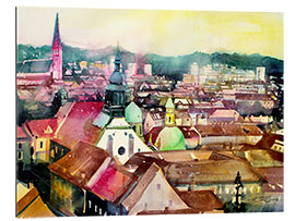 Galleriprint Graz, view to the cathedral