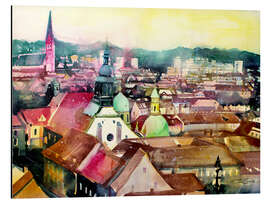 Magnettafel Graz, Blick zum Dom