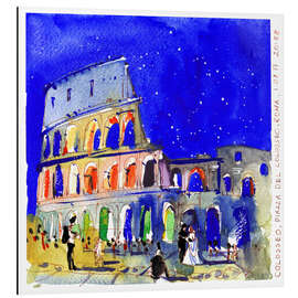 Tableau en aluminium Colosseum, Rome, Italy