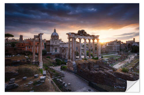 Naklejka na ścianę Forum Romanum