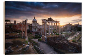 Holzbild Forum Romanum