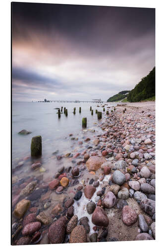 Aluminium print Stormy Morning (Sellin / Rügen)