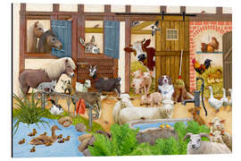 Magnettafel Tiere auf dem Bauernhof