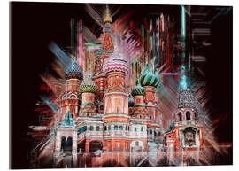 Acrylglasbild Moskau Basilius-Kathedrale