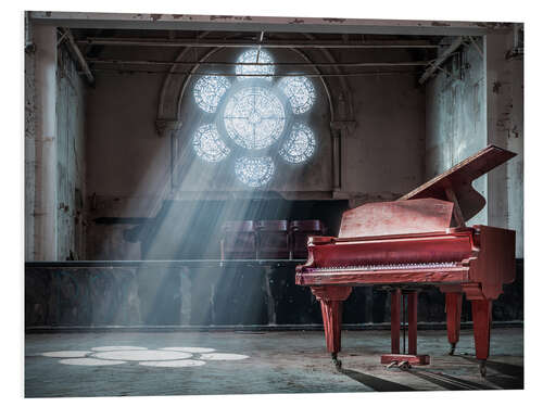 Foam board print piano lesson