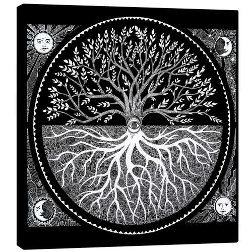 Canvas print Druid tree of life