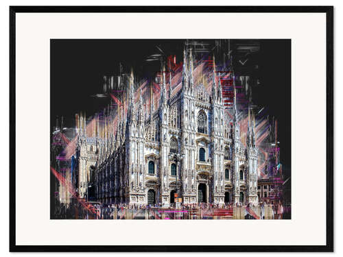 Framed art print Duomo di Milano the Cathedral of Milan