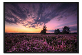 Gerahmter Kunstdruck Mehlinger Heide