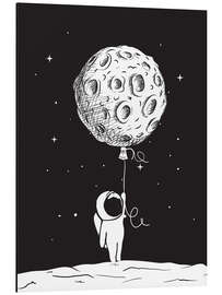 Magnettafel Unterwegs im All