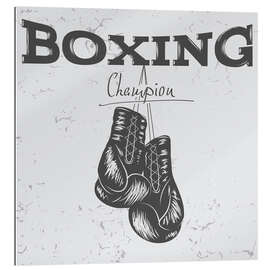 Gallery print Boxing champion