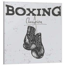 Magnettafel Boxing Champion