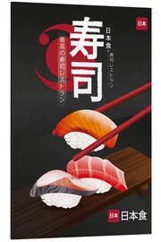 Magnettafel Sushi Bar