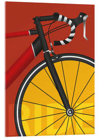 Acrylic print My road bike