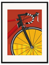 Gerahmter Kunstdruck Mein Rennrad