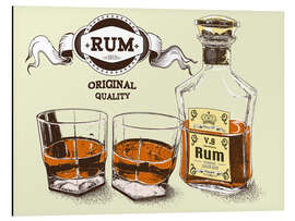 Aluminiumtavla Vintage rum