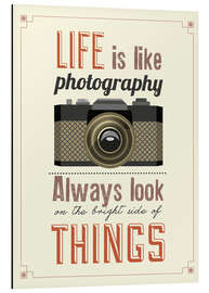 Magnettafel Leben ist Fotografieren