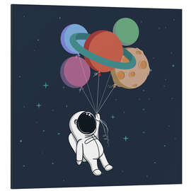 Magnettafel Weltraumreise