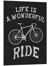 Magnettafel Life is a wonderful ride