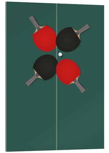 Cuadro de metacrilato Table tennis