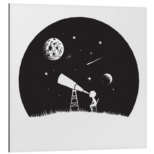 Tableau en aluminium Observer les étoiles