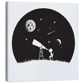 Canvas print Looking into the stars - Kidz Collection